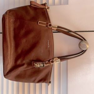 Coach brown leather bag.  Excellent condition